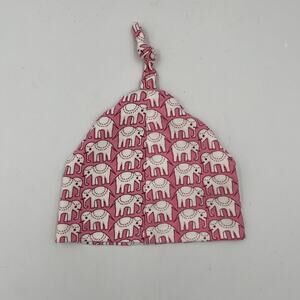 Roller Rabbit Pink Elephant Hathi Baby Girl Hat 0-3 Months Newborn NEW